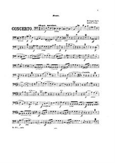 Complete Concerto: Version for piano and string quintet – double bass part by Frédéric Chopin