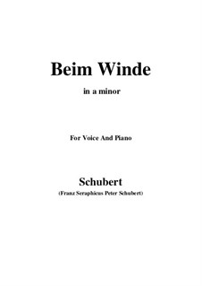 Beim Winde (When the Wind Blows), D.669: A minor by Franz Schubert