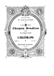 No.1 in A Flat Major: For two pianos four hands by Frédéric Chopin