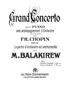 Complete Concerto: Full score by Frédéric Chopin