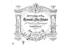 Fragments: Entr'actes and Ballet Music, for piano four hands by Franz Schubert