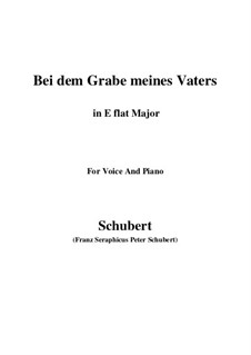 Bei dem Grame Meines Vaters (At My Father's Grave), D.496: E flat Major by Franz Schubert