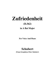 Song for Voice and Piano, D.362: A flat Major by Franz Schubert