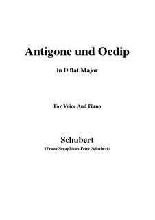 Antigone and Oedipus, D.542 Op.6 No.2: D flat Major by Franz Schubert