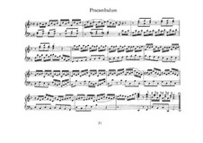 Praeambulum: Praeambulum by Johann Sebastian Bach