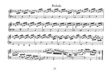 Little Prelude in C Major, BWV 924: For piano by Johann Sebastian Bach