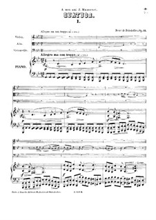 Piano Quartet in G Minor, Op.13: Full score by René de Boisdeffre