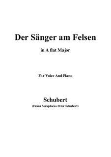 Der Sänger am Felsen (The Singer on the Rock), D.482: F minor by Franz Schubert