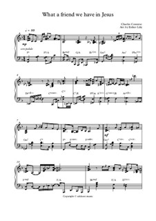 What a Friend We Have in Jesus: For piano by Charles Crozat Converse