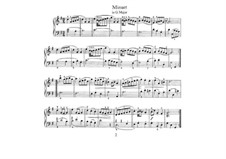 No.4 Minuet in G Major, for Piano, BWV Anh.114: For a single performer by Johann Sebastian Bach