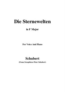 Die Sternenwelten (The Starry Worlds), D.307: F Major by Franz Schubert