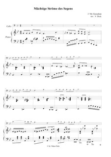 There Shall Be Showers of Blessing: For cello and piano by James McGranahan