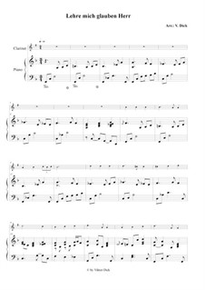 Teach Me Thy Way, O Lord: For clarinet and piano by Benjamin M. Ramsey