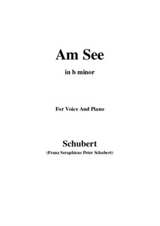 Am See (By the Lake), D.124: B minor by Franz Schubert