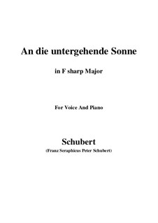 Im Haine (In the Wood), D.738 Op.56 No.3: For voice and piano (C Major) by Franz Schubert