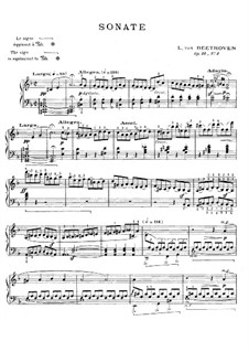Sonata for Piano No.17 'Tempest', Op.31 No.2: For a single performer by Ludwig van Beethoven