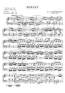 Sonata for Piano No.19, Op.49 No.1: For a single performer by Ludwig van Beethoven