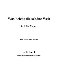 Die Zauberharfe (The Magic Harp), D.644: Was belebt die schöne Welt (E flat Major) by Franz Schubert