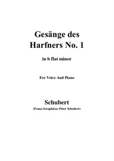 No.1 Wer sich der Einsamkeit ergibt: B flat minor by Franz Schubert