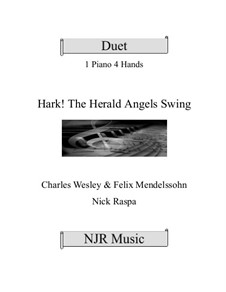 Piano version: For four hands (advanced intermediate) by Felix Mendelssohn-Bartholdy