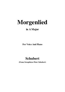 Morgenlied (Morning Song), D.266: A Major by Franz Schubert