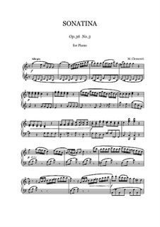 Sonatina No.3: For piano by Muzio Clementi