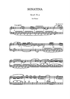 Sonatina No.4: For piano by Muzio Clementi