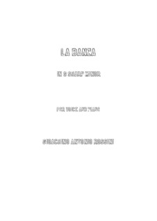 Tarantella Napoletana: For voice and piano (f sharp minor) by Gioacchino Rossini