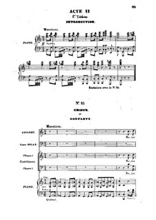 Barbe-bleue (Bluebeard): Act II, scene I, for voices and piano by Jacques Offenbach