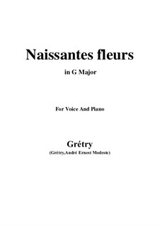 Cephale et Procris: Naissantes fleurs by André Grétry