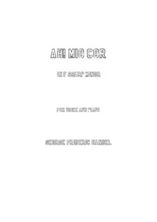 Alcina, HWV 34: Ah! mio cor, schernito sei (f sharp minor) by Georg Friedrich Händel