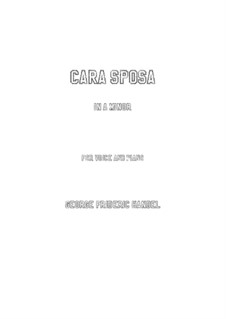 Cara Sposa: A minor by Georg Friedrich Händel