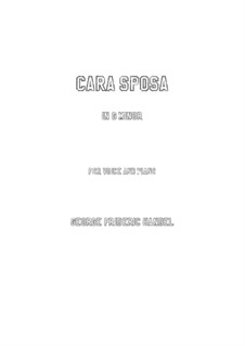 Cara Sposa: G minor by Georg Friedrich Händel