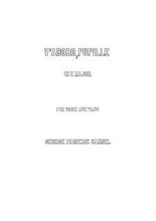 Julius Caesar in Egypt, HWV 17: V'adoro pupille (E Major) by Georg Friedrich Händel