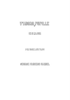 Julius Caesar in Egypt, HWV 17: V'adoro pupille (D Major) by Georg Friedrich Händel