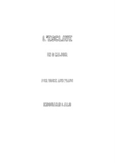 L'esclave (The Captive): G Major by Édouard Lalo