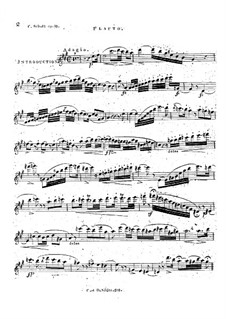 Introduction and Brilliant Variations for Flute and Piano (or Guitar), Op.19: Flute part by Karol Scholl