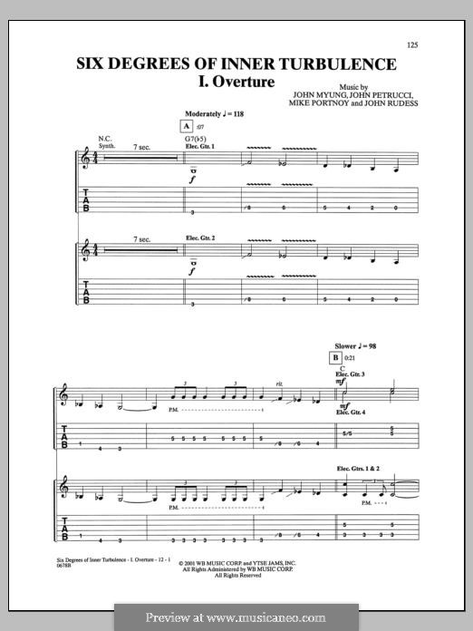 Six Degrees of Inner Turbulence (Dream Theater) by M. Portnoy, J