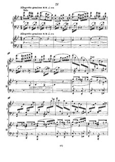 Concerto for Piano and Orchestra No.2 in B Flat Major, Op.83: Movement IV. Version for two pianos four hands by Johannes Brahms