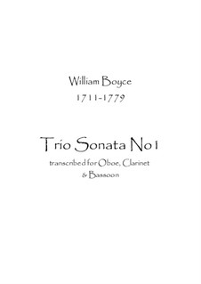 Trio Sonata No.1: Trio Sonata No.1 by William Boyce