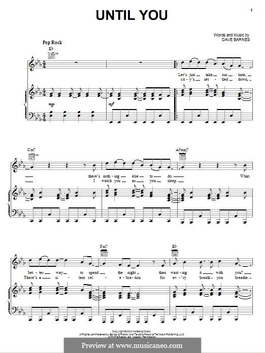 Until i found you piano version