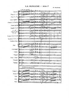 La Rondine: Full score by Giacomo Puccini