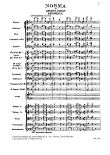 Complete Opera: Full score by Vincenzo Bellini