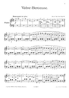Valse-Berceuse, Op.89: Valse-Berceuse by Henri van Gael