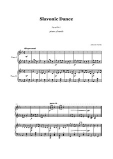 No.7 Skočná: For piano four hands by Antonín Dvořák