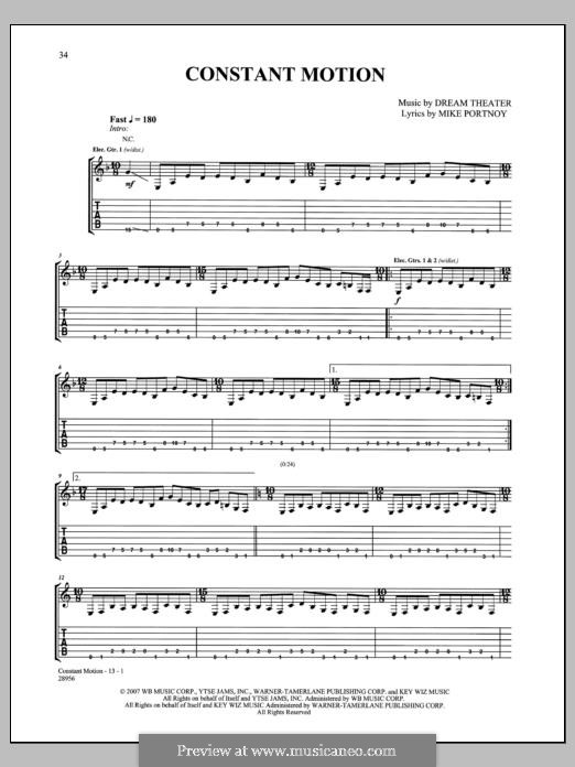 Constant Motion (Dream Theater): Constant Motion (Dream Theater) by Mike Portnoy, John Petrucci, John Myung, Kevin LaBrie, Jordan Rudess