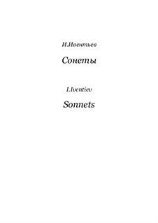 Sonnets: Notebook IV, Op.39 by Igor Iventiev