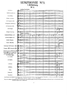 Symphony No.3 in D Minor: Full score by Gustav Mahler