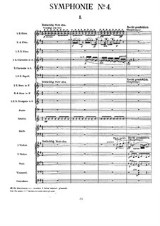 Symphony No.4 in G Major: Full score by Gustav Mahler