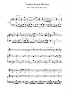 Fragments: Possente amor mi chama... Scena e Cabaletta di Duca by Giuseppe Verdi